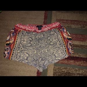 Floral Design Free Flow Shorts